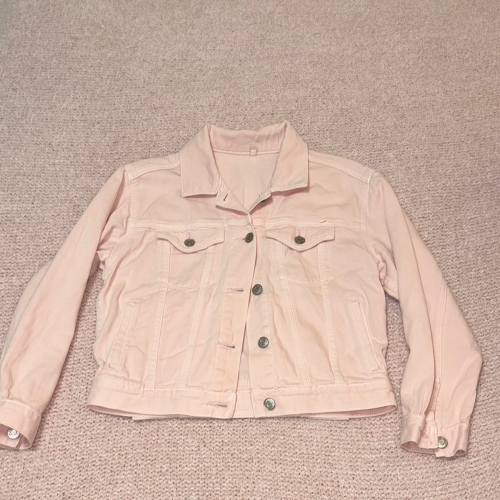 Women's Pink Denim Jacket